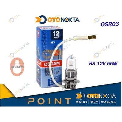 Far Ampul Normal H3 12V 55W Osram