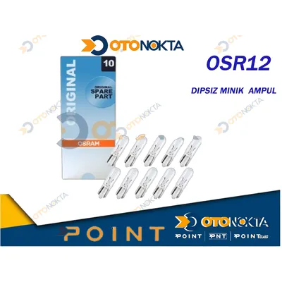 Dipsiz Minik Ampul 12V 2W 2721 Osram