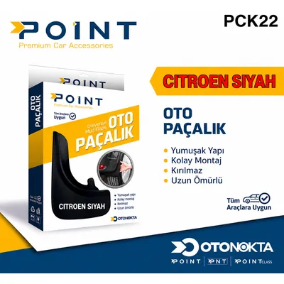 Paçalık Üniversal Citroen Siyah 2'li