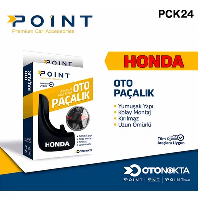 Paçalık Üniversal Honda Siyah 2'li