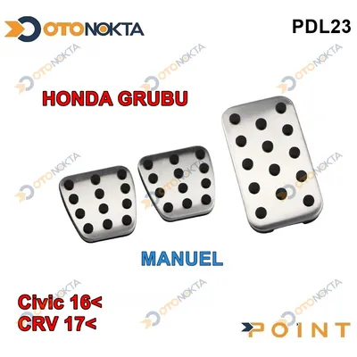 Pedal Honda Set Manuel Civic 2016+ Crv 2017+ Accord 2017