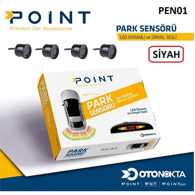 Park Sensörü Ekranlı Ledli Siyah