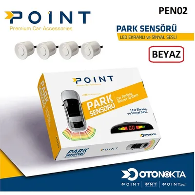 Park Sensörü Ekranlı Ledli Beyaz
