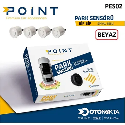 Park Sensörü Buzzerli Sesli Beyaz
