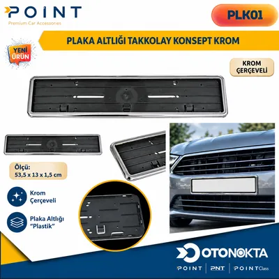 Plaka Altlığı Takkolay Konsept Krom