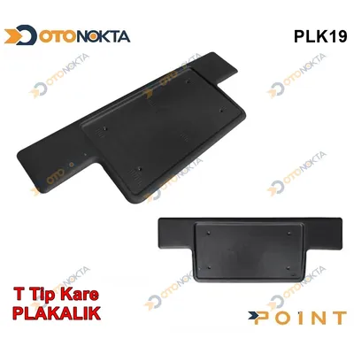 Plaka Altlığı T Tip Kare Plastik Kaliteli