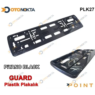 Plakalık Sert Plastik Euro Piyano Black