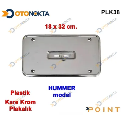 Plakalık Altlıgı Hummer İnce Krom Kare Sık