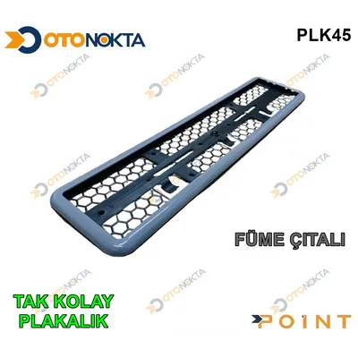 Plakalık Plastik Takkolay Füme Çerçeveli