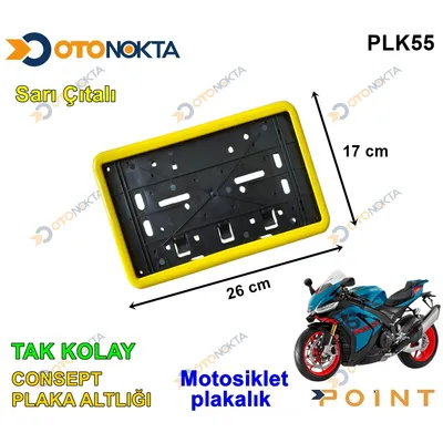 Plakalık Takkolay Konsept Motorsiklet Sarı