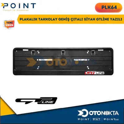 Plakalık Takkolay Geniş Çıtalı Siyah Gtline Yazılı