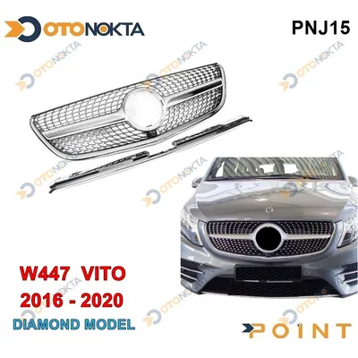 Ön Panjur Kromlu Mercedes W447 Diamond 16-20
