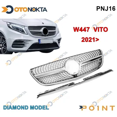 Ön Panjur Kromlu Mercedes W447 Diamond 2021+