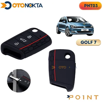 Anahtarlık Kabı Silikonlu Wv Golf 7 Siyah