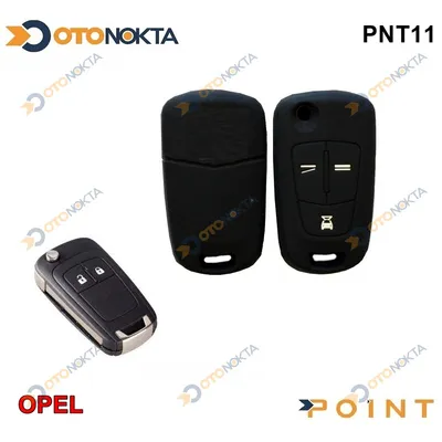 Anahtarlık Kabı Silikonlu Opel Astra Siyah