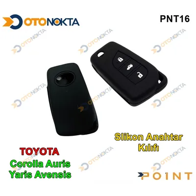 Anahtarlık Kabı Silikonlu Toyota Siyah