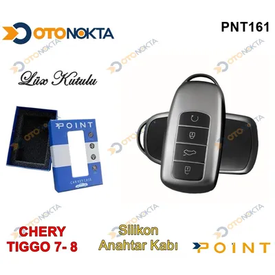 Anahtarlık Kab Silikon Gri Chery Tiggo 7-8