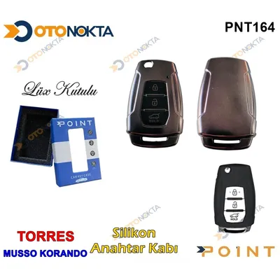Anahtarlık Kab Silikon Gri Torres - Musso -Korando