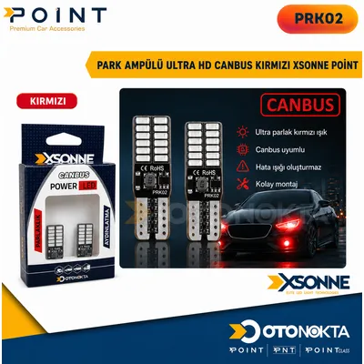 Park Ampulü Ultra Hd Canbus Kırmızı Xsonne