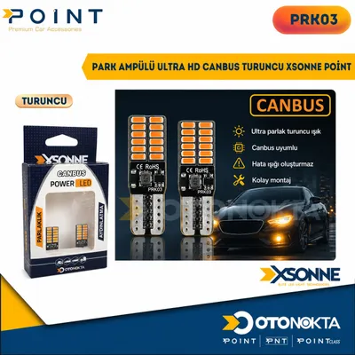 Park Ampulü Ultra Hd Canbus Turuncu Xsonne