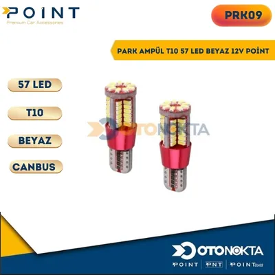 Park Ampul T10 57 LED Beyaz 12V