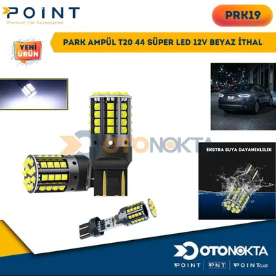 Park Ampul T20 44 Süper LED 12V Beyaz