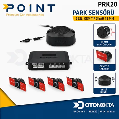 Park Sensörü Sesli Oem Tip Siyah 18 mm