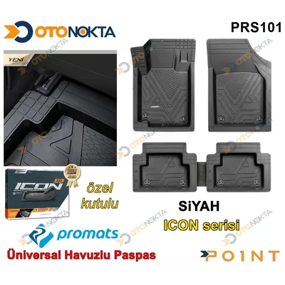 Paspas Üniversal Havuzlu Icon Siyah Promats