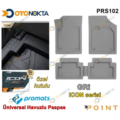 Paspas Üniversal Havuzlu Icon Gri Promats