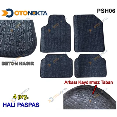 Paspas Halı Üniversal Kaliteli Model Siyah-Siyah