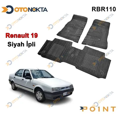 Paspas Dekoratif Siyah İpli Renault 19