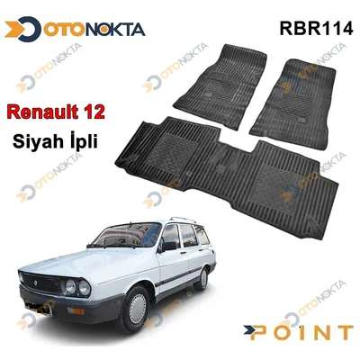 Paspas Dekoratif Siyah İpli Renault 12 Toros
