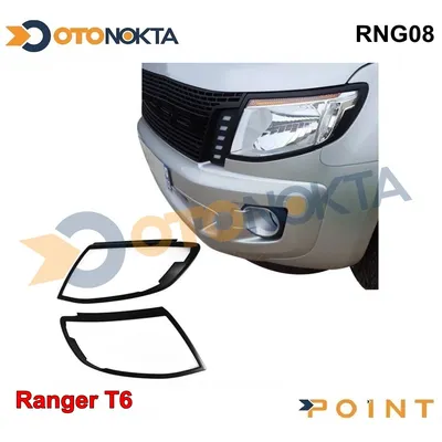 Ford Ranger T6 2012+ Far Çerçevesi Siyah