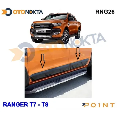 Ford Ranger T7 2016+ Yan Kapı Koruma Damalı