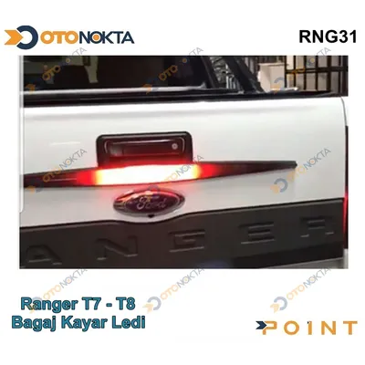 Ford Ranger T7-T8 Bagaj Kayar Ledi Kırmızı