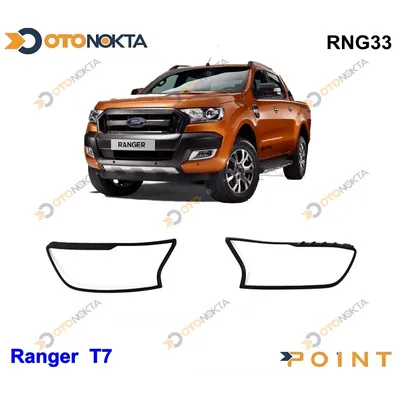 Ford Ranger T7 2016+ Far Çerçevesi Siyah