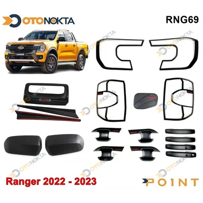 Ford Ranger T9 2022+ Siyah Set 7 Parça