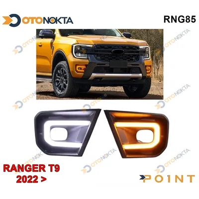 Ford Ranger T9 2022+ Ledli Sis Turuncu Beyaz
