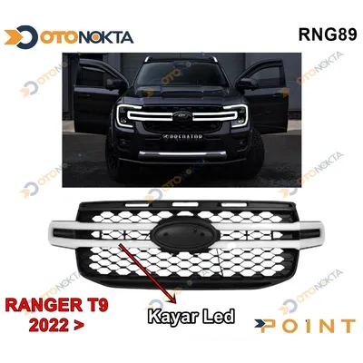 Ford Ranger T9 2022+ Ön Panjur Kayar Ledli Beyaz