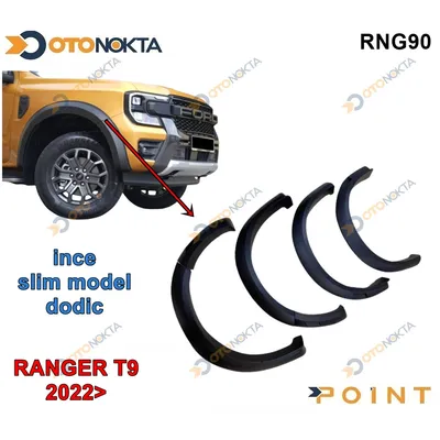Ford Ranger T9 2022+ İnce Slim Dodic Siyah