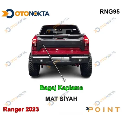 Ford Ranger T9 2023+ Bagaj Kaplama Mat Siyah