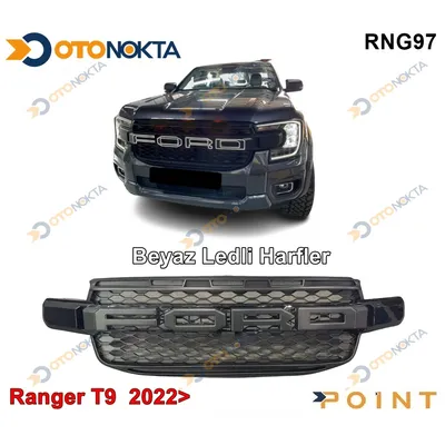 Ford Ranger T9 2022+ Ledli Ön Panjur Beyaz