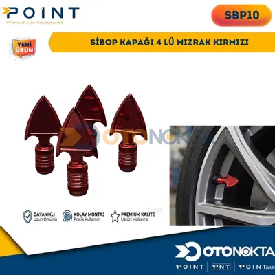 Sibop Kapağı 4'lü Mızrak Kırmızı
