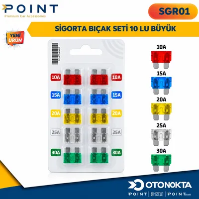 Sigorta Bıçak Seti 10'lu Büyük