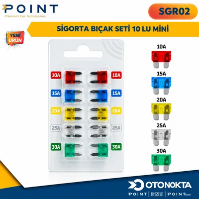 Sigorta Bıçak Seti 10'lu Mini