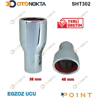 Egzoz Ucu Üniversal Krom Çapı 38-48