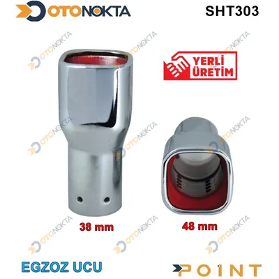 Egzoz Ucu Üniversal Krom Çapı 38-48