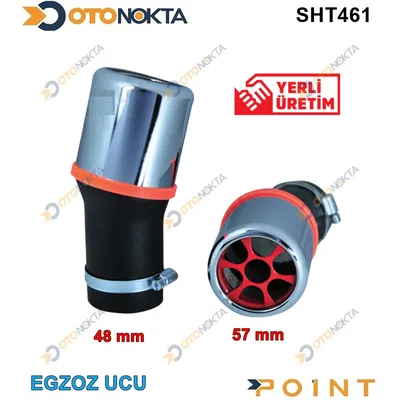 Egzoz Ucu Üniversal Krom Çapı 48-57