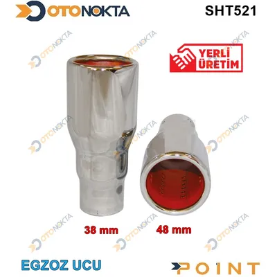 Egzoz Ucu Üniversal Krom Çapı 38-48