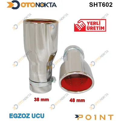 Egzoz Ucu Üniversal Krom Çapı 48-57